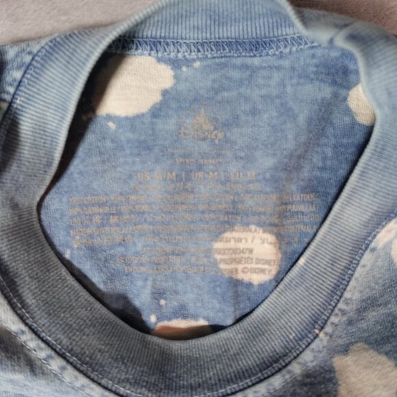 Walt Disney World Denim Style Bleached Spirit Jersey Adult M Oversized Blue - Picture 4 of 9